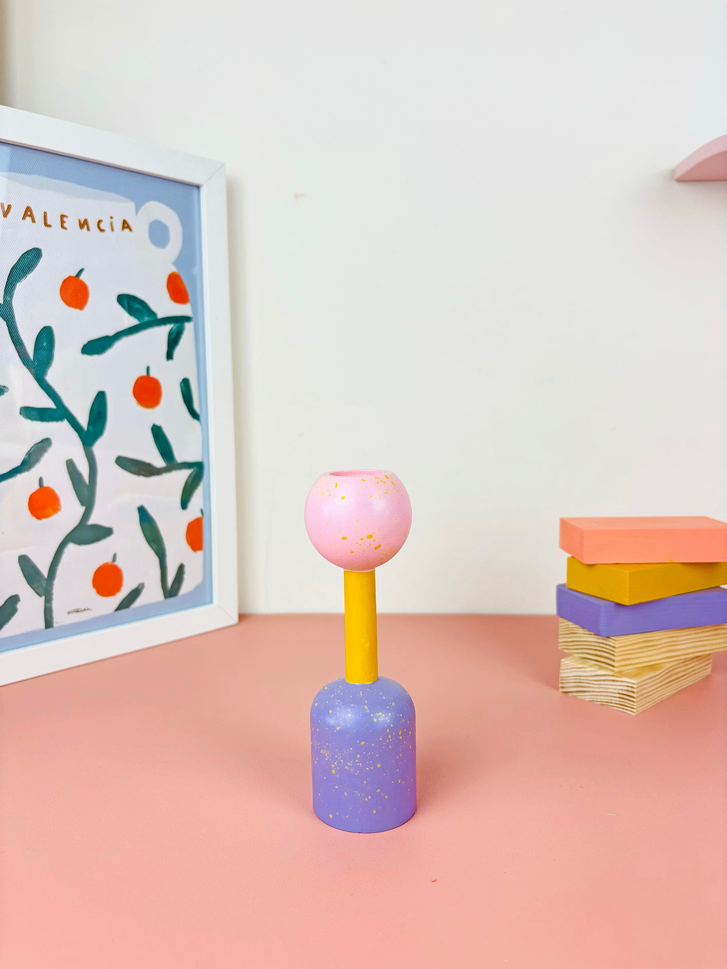 Candelero Midi Rosita+Amarillo