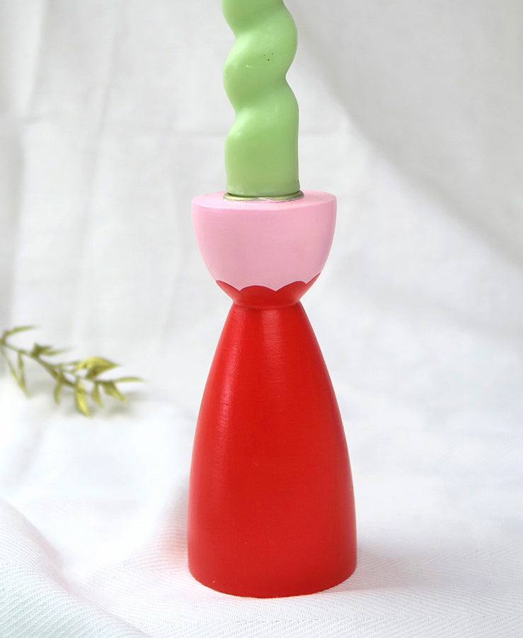 Candelero madera Pear 02